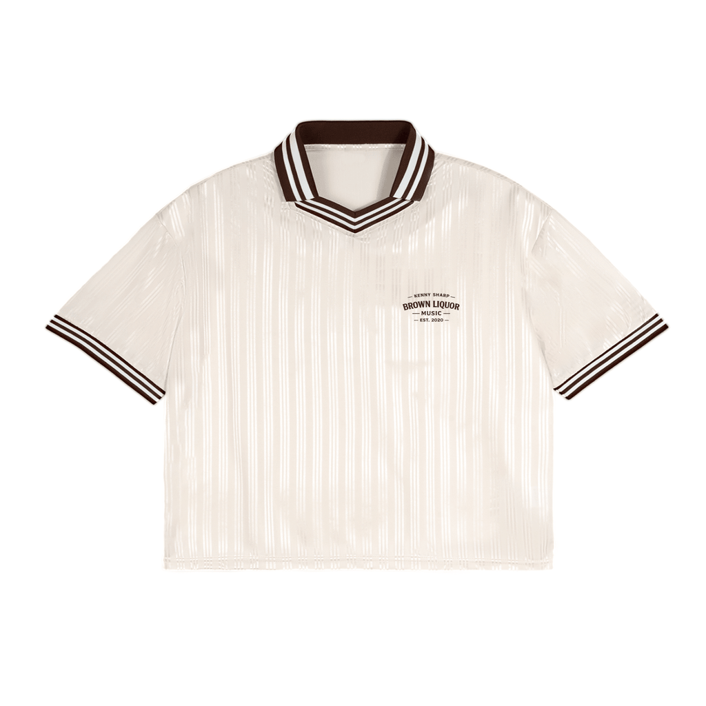 Brown Liquor Music Polo Stripes Collar T-Shirt - Kenny Sharp - Kenny Sharp - Brown Liquor Music