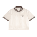 Brown Liquor Music Polo Stripes Collar T-Shirt - Kenny Sharp - Kenny Sharp - Brown Liquor Music
