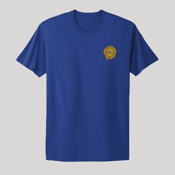 Gold Wax Seal Logo (Front) & Gold Shot Glass Logo (Back) - Kenny Sharp - Kenny Sharp - Brown Liquor Music