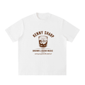 Heavyweight Vintage Washed Frayed T-Shirt - Kenny Sharp - Kenny Sharp - Brown Liquor Music