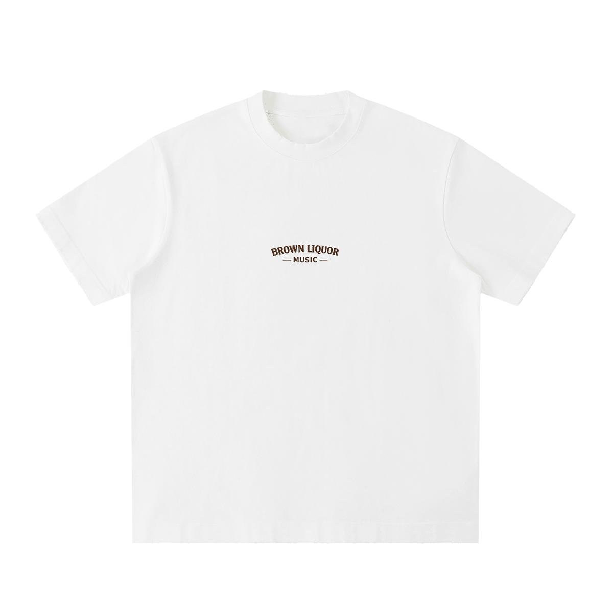 Heavyweight Vintage Washed Frayed T-Shirt - Kenny Sharp - Kenny Sharp - Brown Liquor Music