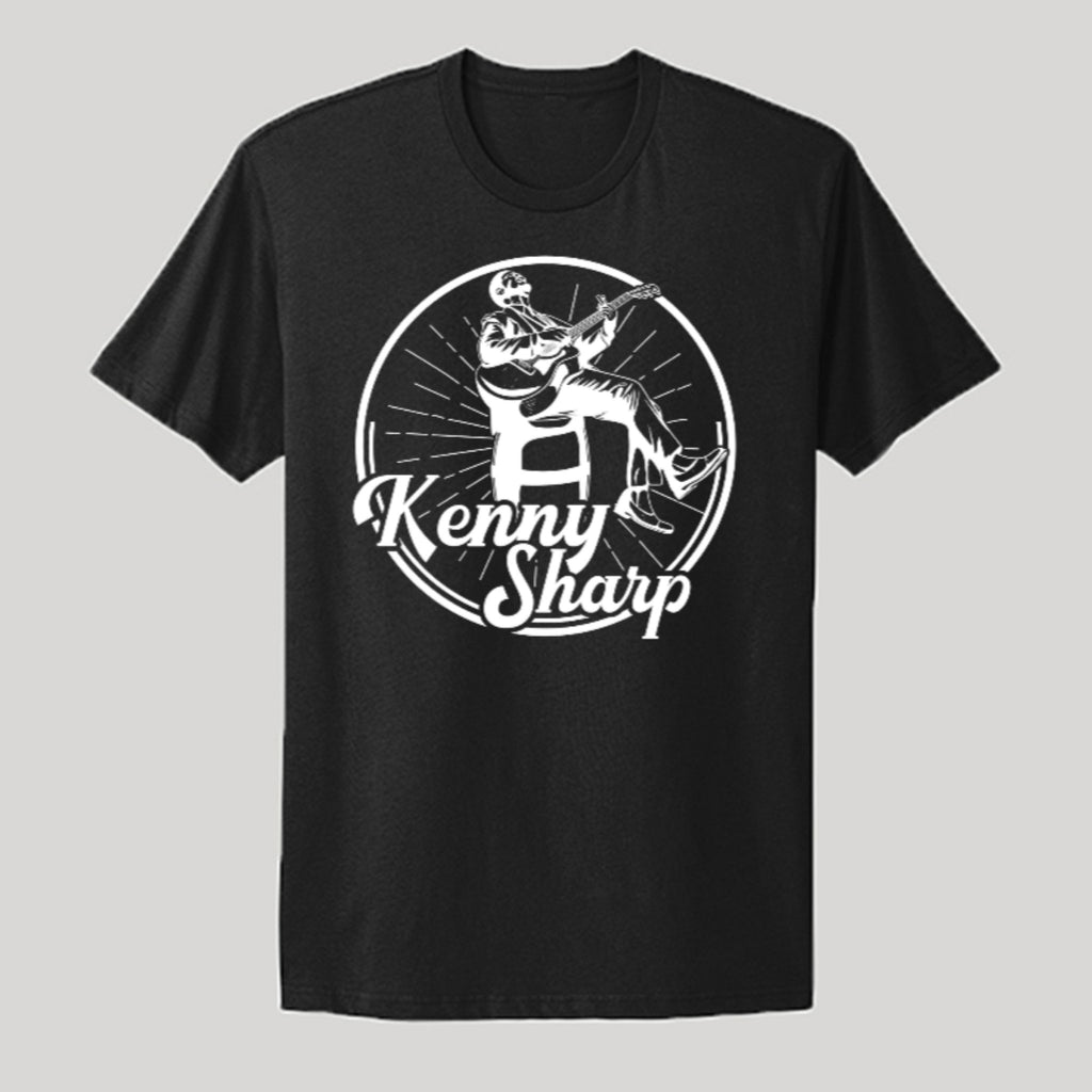 Kenny Sharp Tee - Black - Kenny Sharp - Kenny Sharp - Brown Liquor Music
