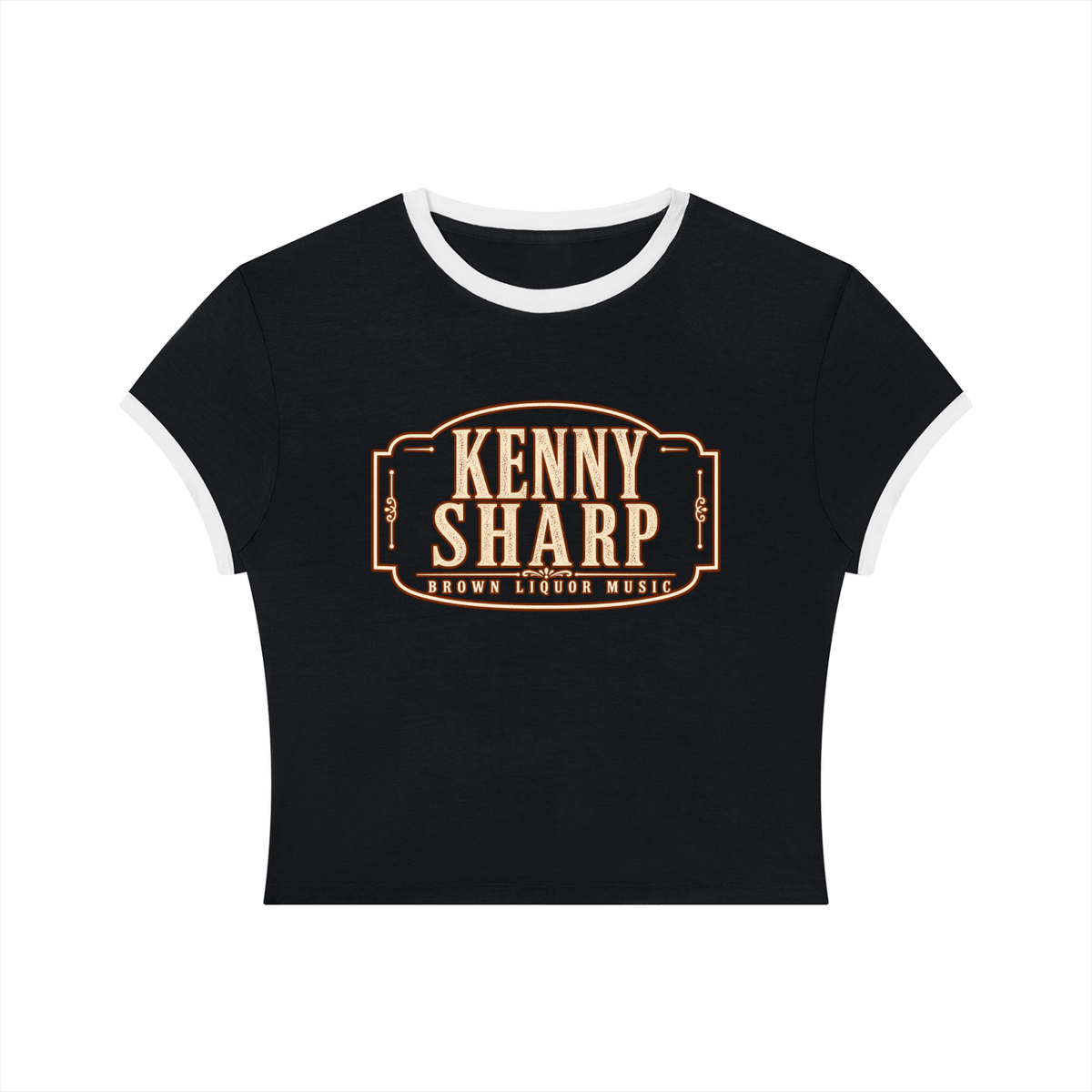Kenny Sharp Women's Slim Color Block T-Shirt - Kenny Sharp - Kenny Sharp - Brown Liquor Music