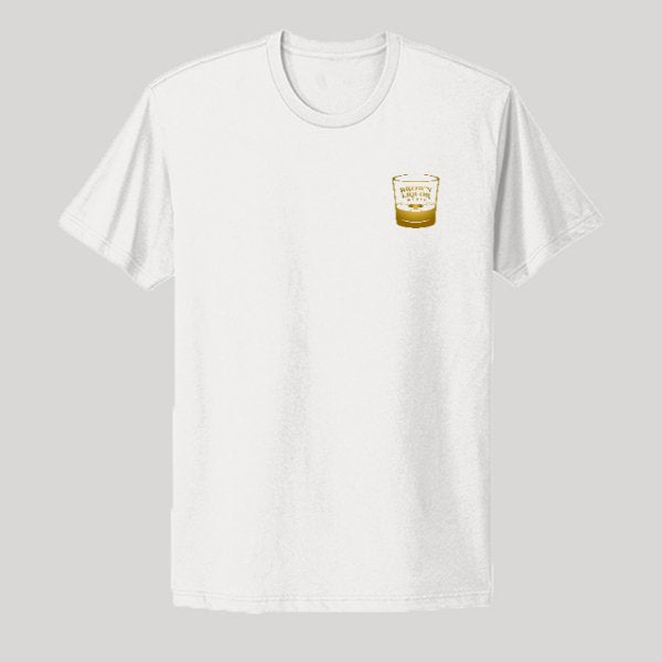 Shot Glass Tee (Front) - Kenny Sharp - Kenny Sharp - Brown Liquor Music
