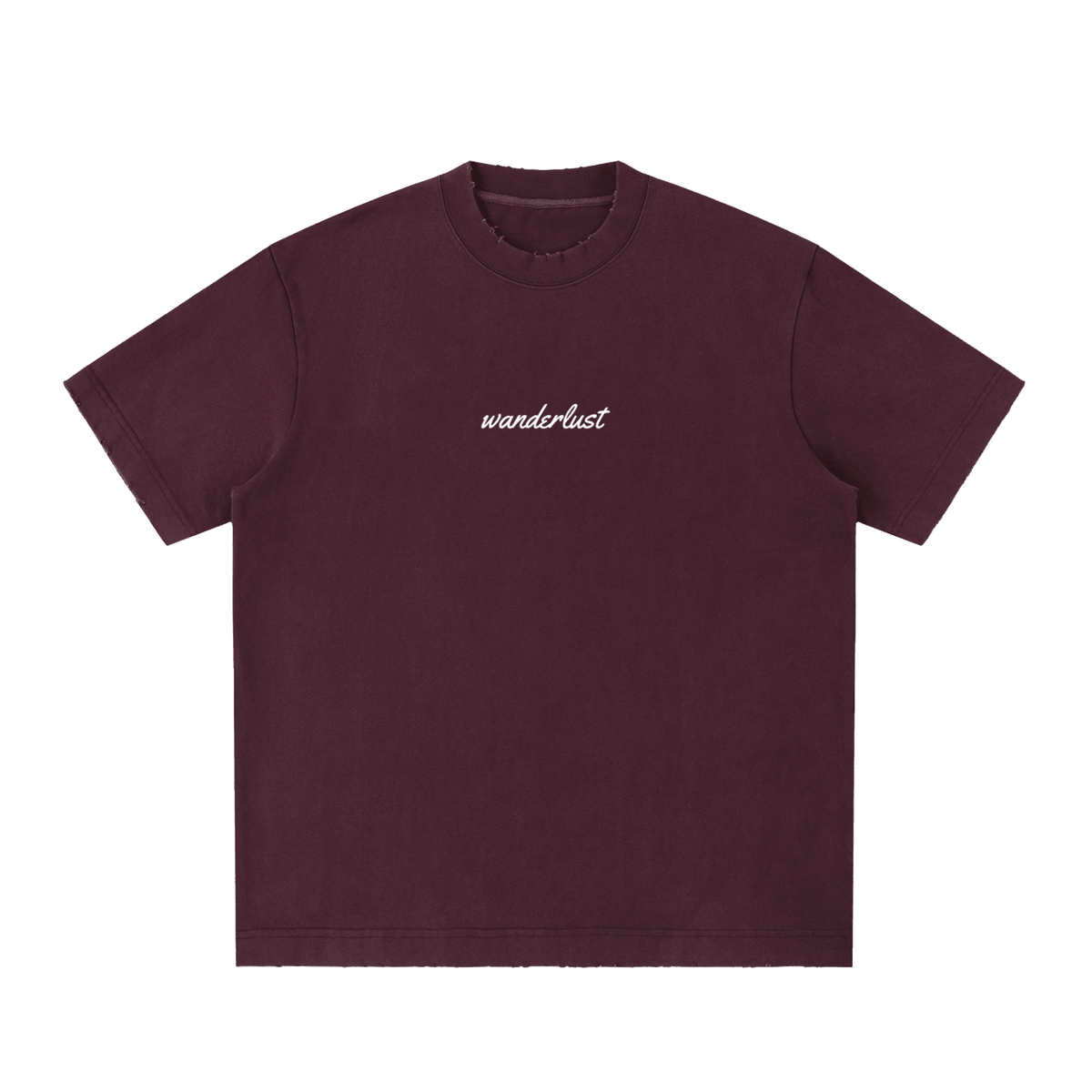 Wanderlust Brown Liquor Music Vintage Washed Frayed T-Shirt - Kenny Sharp - Kenny Sharp - Brown Liquor Music